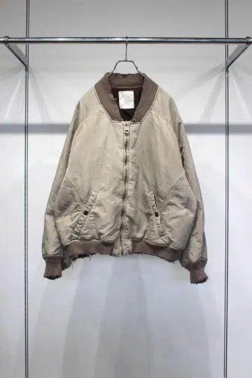 FADED BOMBER JACKET | SAND | 봄버 자켓