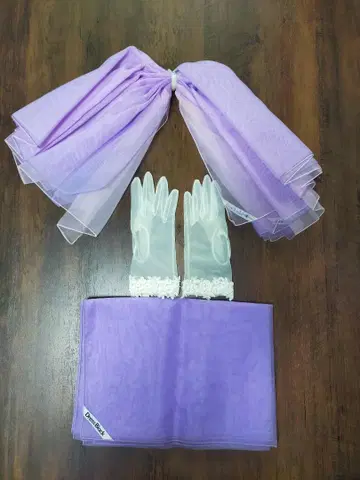라벤더 컬러 드레스 세트
