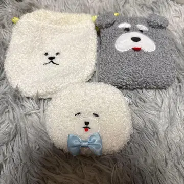 비숑 프리제와 미니어처 슈나이저 파우치
