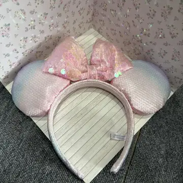 디즈니 미니 귀 머리띠 핑크