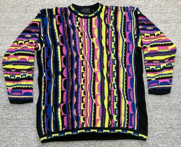 COOGI 쿠지 멀티 컬러 니트 스웨터