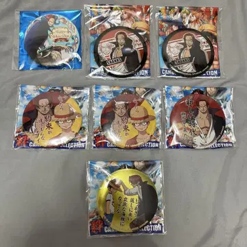 원피스 샹크스 루피 캔뱃지 7개 세트