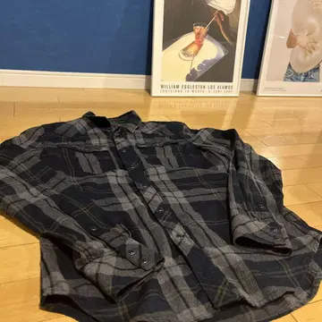G-STAR RAW 체크 무늬 플란넬 셔츠 S 사이즈