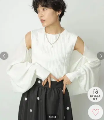 카듀네 2Way 볼레로 니트 블랙