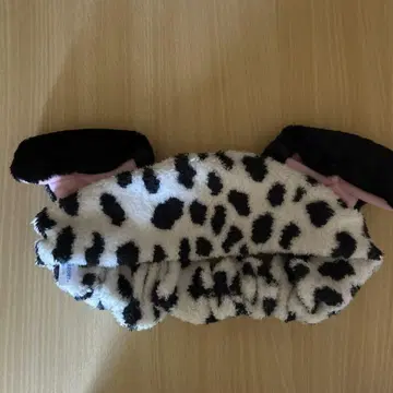 레오파드 무늬 머리띠 블랙 귀 포함