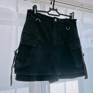 MURUA 블랙 미니 스커트