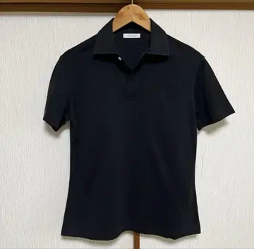 ARCODIO 블랙 반팔 피케 셔츠