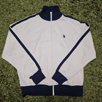 U.S. POLO ASSN. 트랙 자켓 F 화이트/네이비