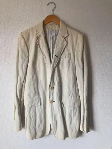 ANN DEMEULEMEESTER 아이보리 자켓