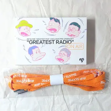RIP SLYME GREATEST RADIO 카세트 테이프 슈레이스