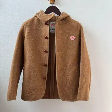 단톤 카멜 울 코트 34