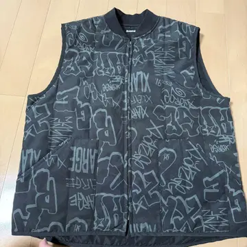 XLARGE 그래피티 프린트 베스트 L