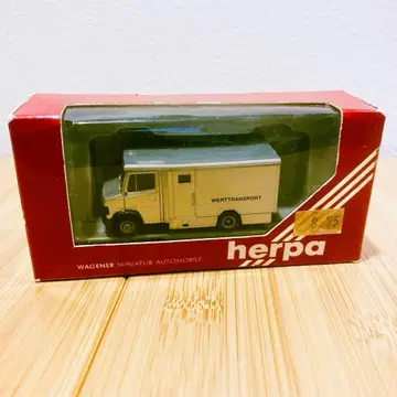 HO 스케일 차량 Herpa 4085 벤츠 장갑 밴 트럭 은행 운송
