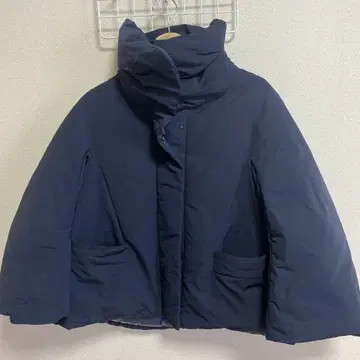 S 사이즈 UNIQLO 네이비 하이브리드 다운 자켓 J
