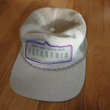 PATAGONIA 베이지 메쉬 캡