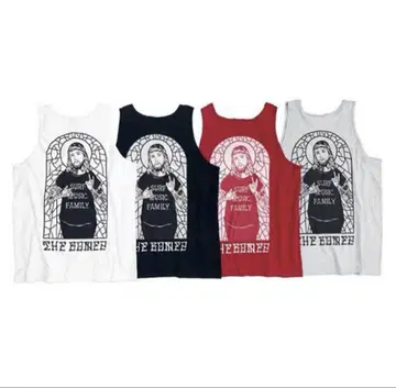 The BONEZ JESUS TANKTOP 빨간색 L