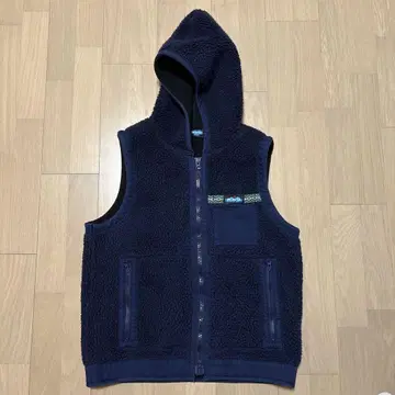 KAVU 후드 부착 플리스 자켓 M 네이비