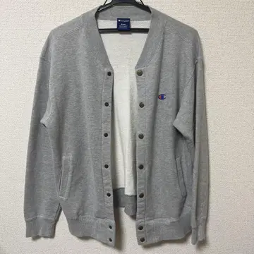 Champion 그레이 가디건 여성용 M 사이즈