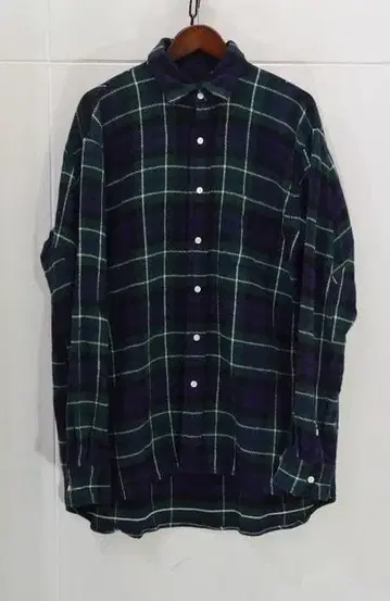 SUNNY ELEMENT 체크 플란넬 셔츠 SLEEPING SHIRT