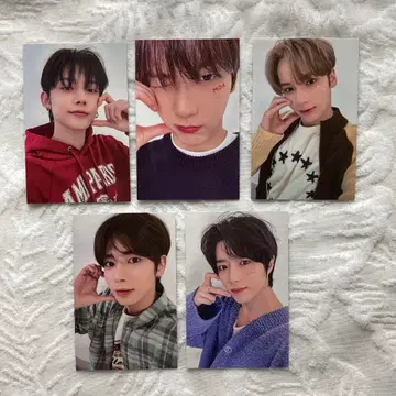 TXT FANLIVE 팬미팅 MOAZONE FC 특전 트레이딩 카드 5장