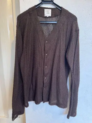 JINDAIJI MOUNTAIN WORKS 가디건 L 사이즈 브라운