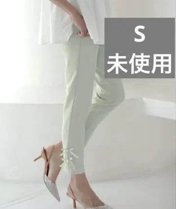 meraki 사이드 리본 팬츠 S 사이즈