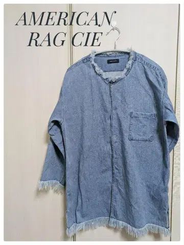 AMERICAN RAG CIE 프린지 데님 자켓