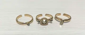 satellite paris 3개 세트 반지 maruo vintage