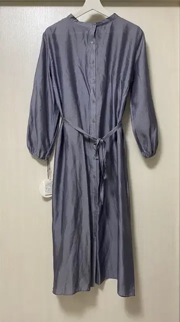 [ 미사용품 ] Kanen 카엔 새틴 개더 원피스