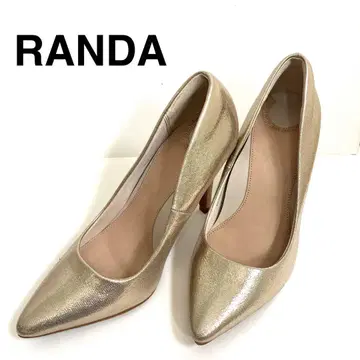 [RANDA] 골드 하이힐 펌프스 22.0