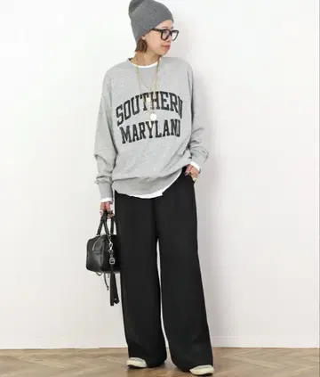 EVERYDAY I LIKE. 이지 와이드 팬츠 블랙 36