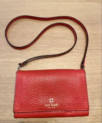 kate spade 레드 숄더백