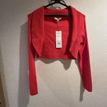 EPOCA 크롭 가디건 40 레드