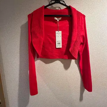 EPOCA 크롭 가디건 40 레드