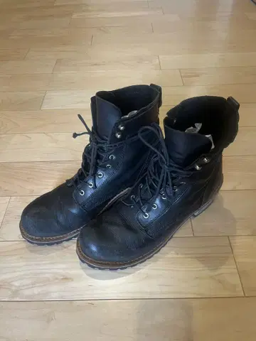 whoop de doo 레이스업 부츠