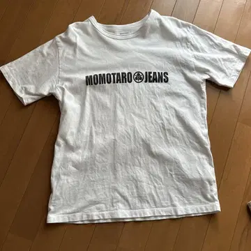 모모타로 진즈 MOMOTARO JEANS 화이트 T셔츠