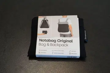 Notabag 오리지널 백 백팩 블랙