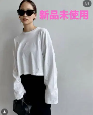 Deuxieme Classe 크롭 롱 슬리브 T셔츠