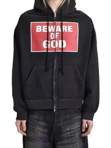 PROJECT G/R BE AWARE OF GOD ZIP HOODIE