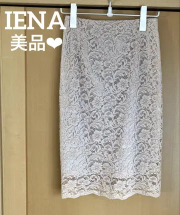 [ 새상품급 ] IENA 레이스 I 라인 스커트 36