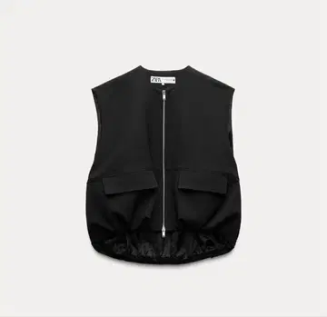 [ 미사용 새상품 ] ZARA 오버 사이즈 볼륨 베스트