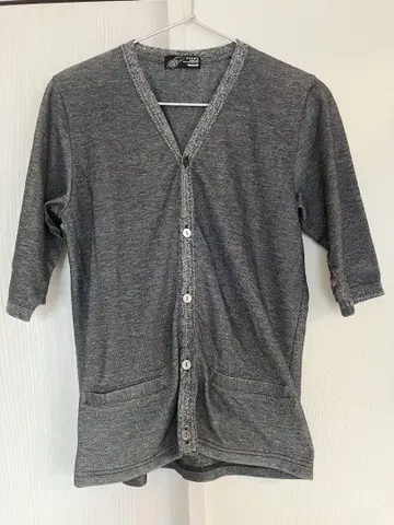 BEAMS 그레이 가디건 M 사이즈