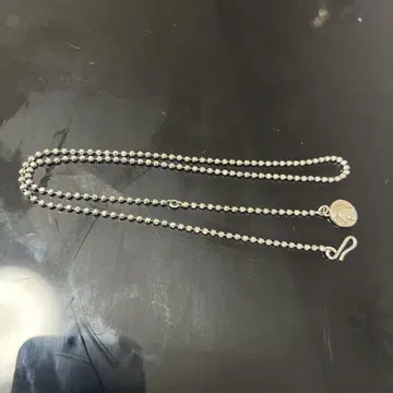 푸에르타 델 솔 실버 비즈 체인 목걸이 코인 참 포함