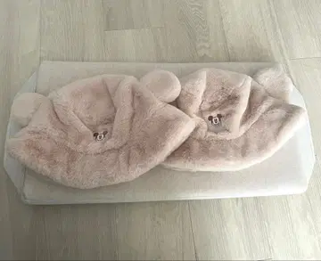 디즈니 퍼 모자 미키