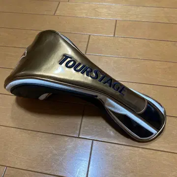 레어 TOURSTAGE 드라이버용 골프헤드커버 골드