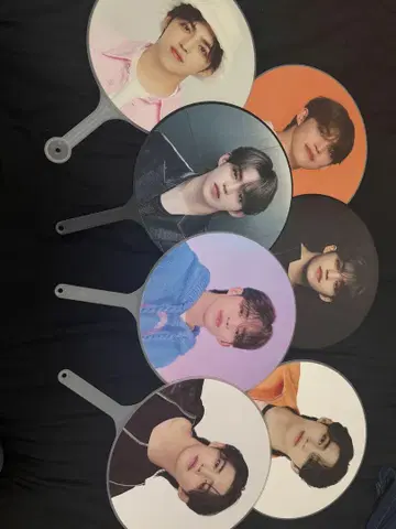 에스쿱스 부채 7장 세트