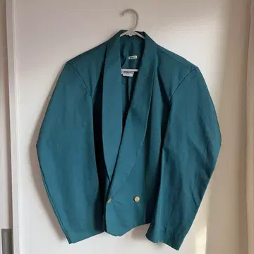 자켓 그린 vintage 크롭 기장