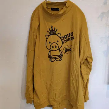 drug store's 머스타드 오버 사이즈 T셔츠