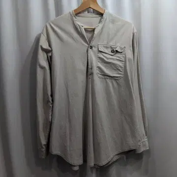 40s 빈티지 스웨덴군 풀오버 그랑파 셔츠