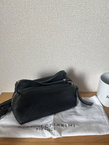 GIANNI CHIARINI 블랙 핸드백